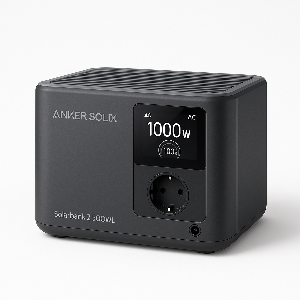Anker SOLIX Solarbank 2.500 Wh 1.000W Nulleinspeisung