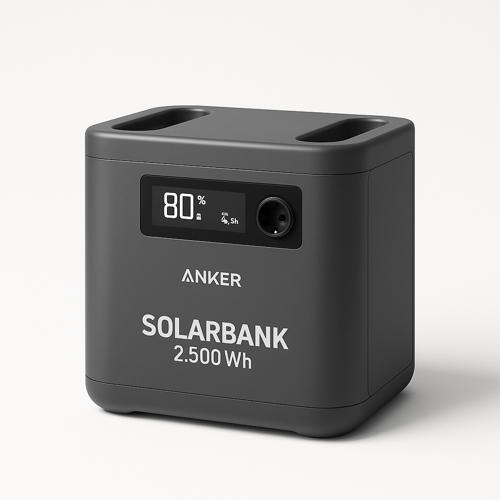 Anker SOLIX Solarbank 2.500 Wh 1.000W Nulleinspeisung