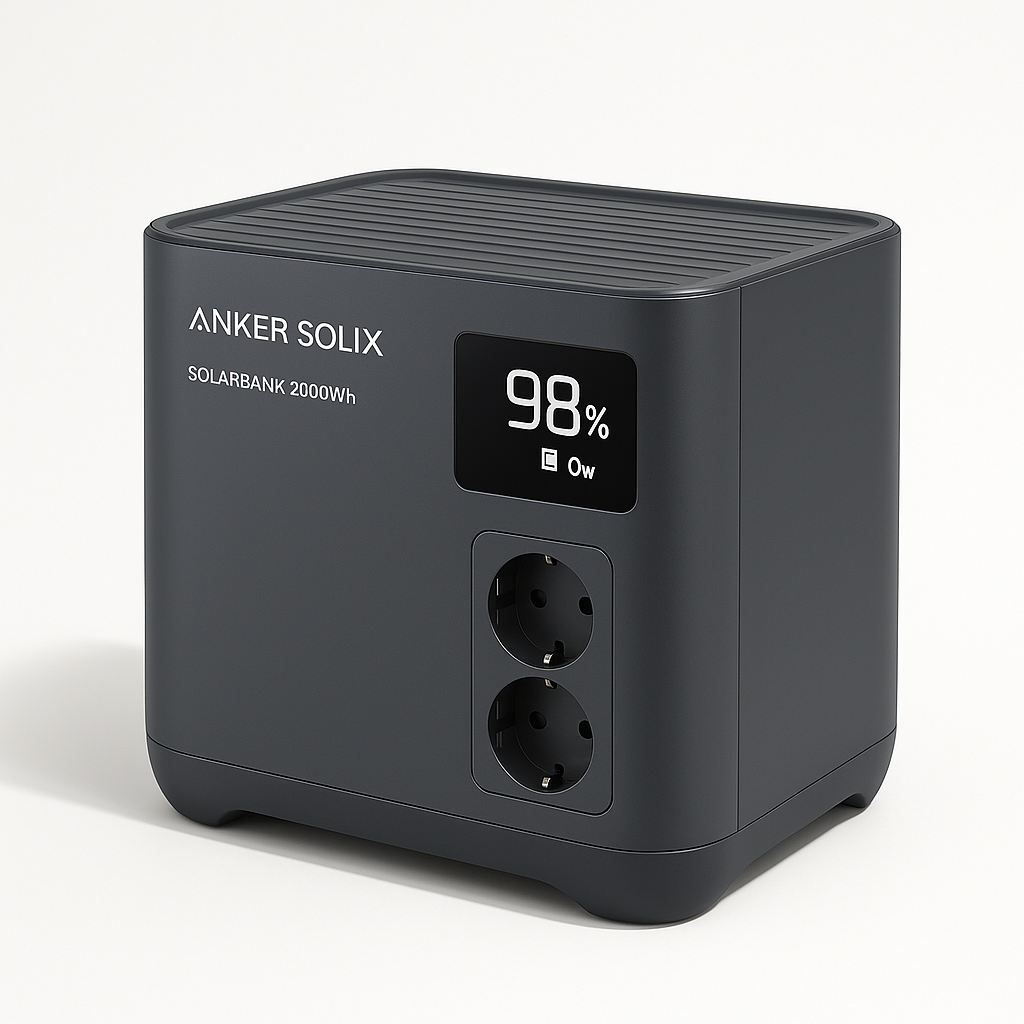 Anker SOLIX Solarbank 2.500 Wh 1.000W Nulleinspeisung