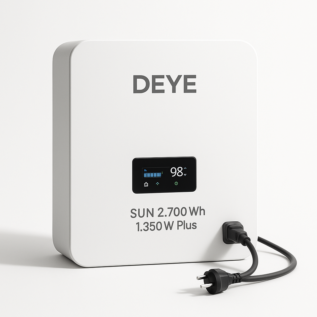 Deye SUN 2.700 Wh 1.350W Plus