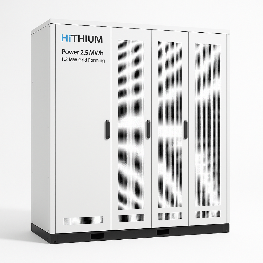 HiTHIUM ∞Power 2.5 MWh 1.2 MW Grid Forming