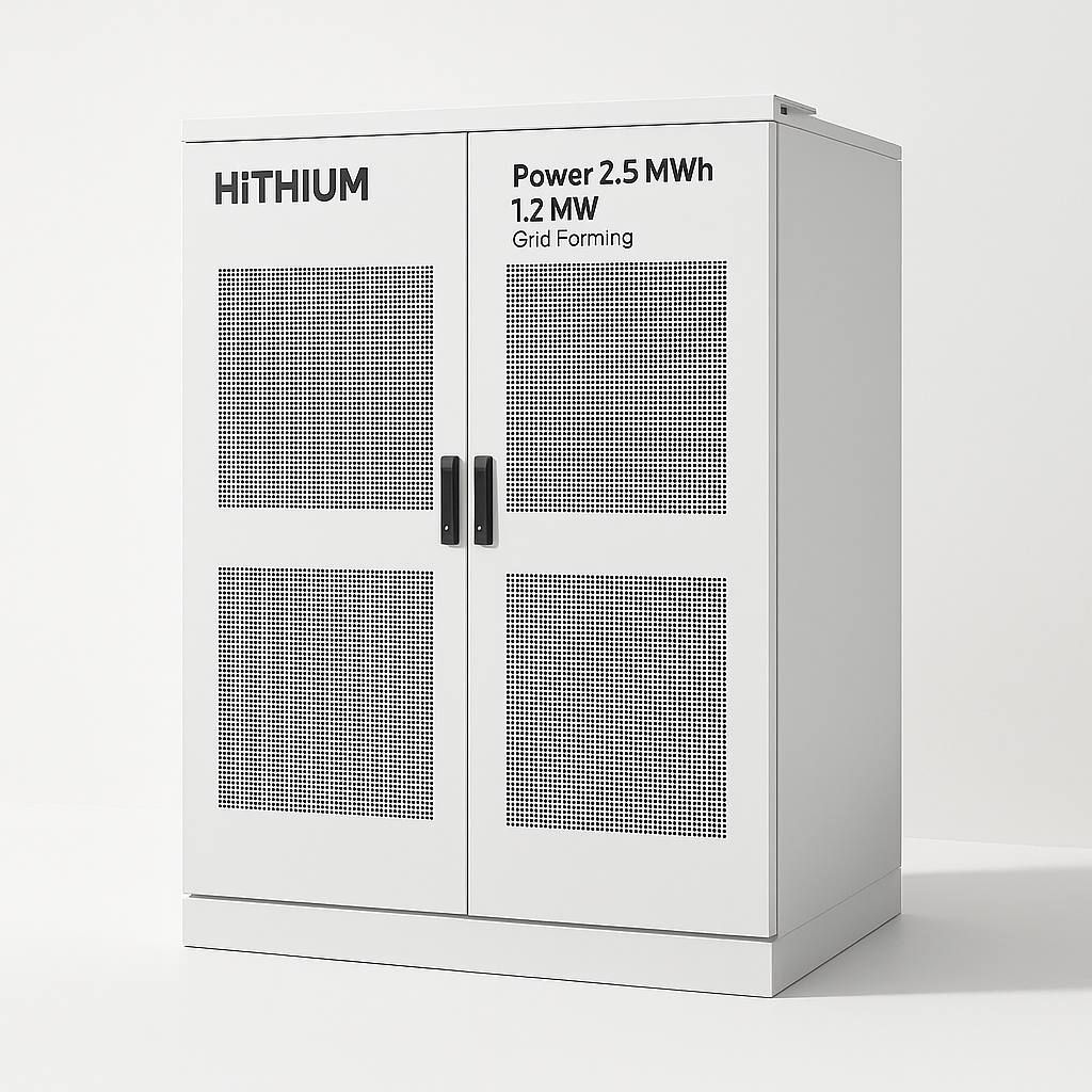 HiTHIUM ∞Power 2.5 MWh 1.2 MW Grid Forming