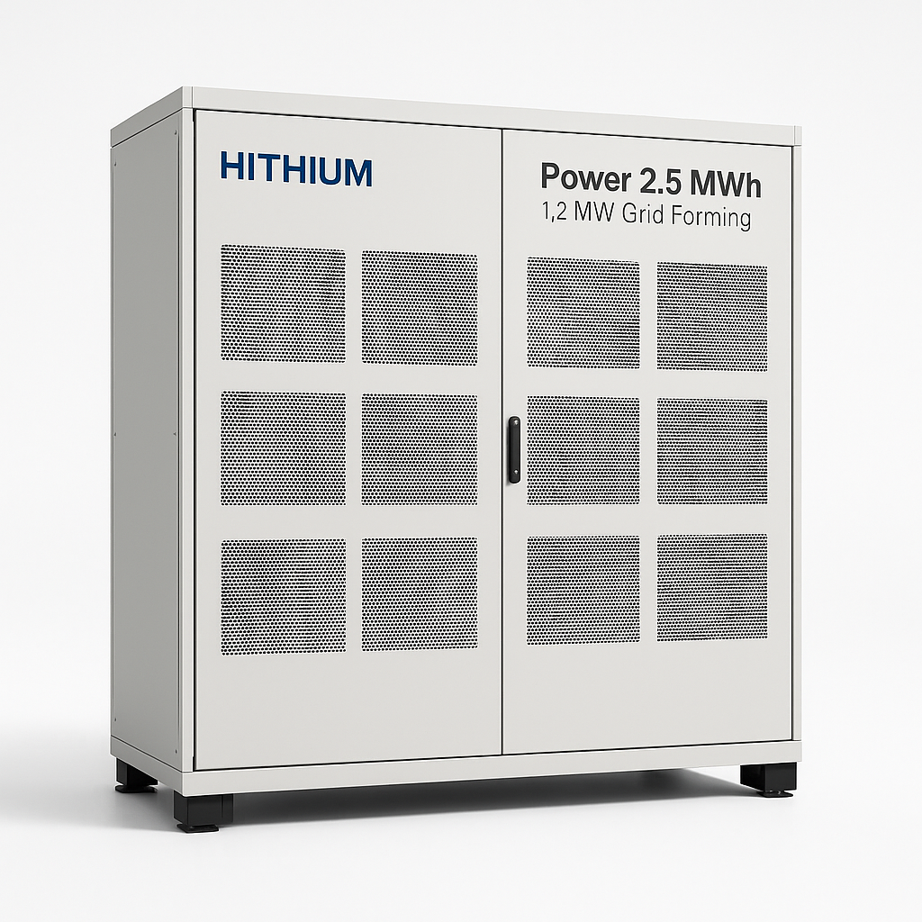 HiTHIUM ∞Power 2.5 MWh 1.2 MW Grid Forming