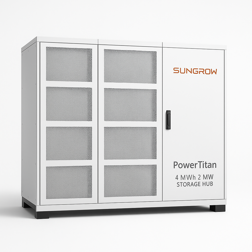 Sungrow PowerTitan 4 MWh 2 MW Storage Hub