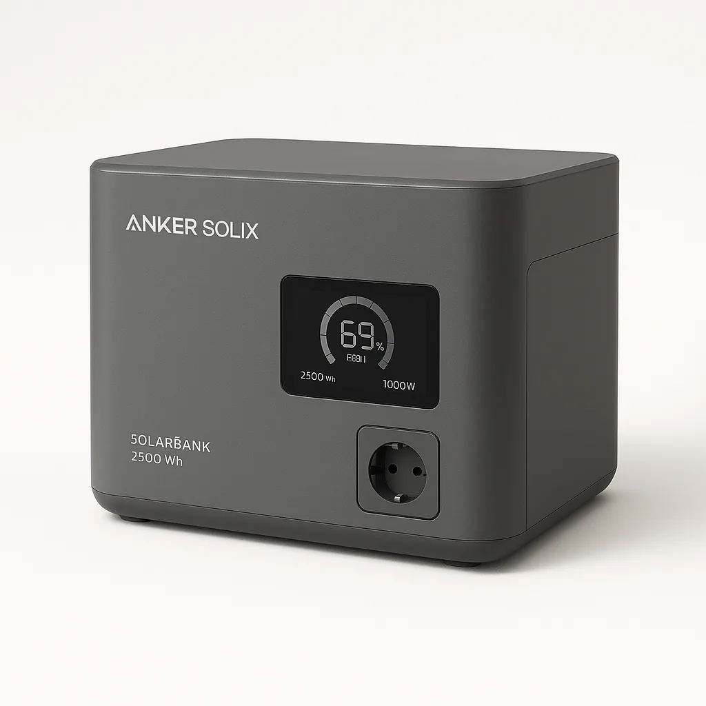 Anker SOLIX Solarbank 2.500 Wh 1.000W Nulleinspeisung